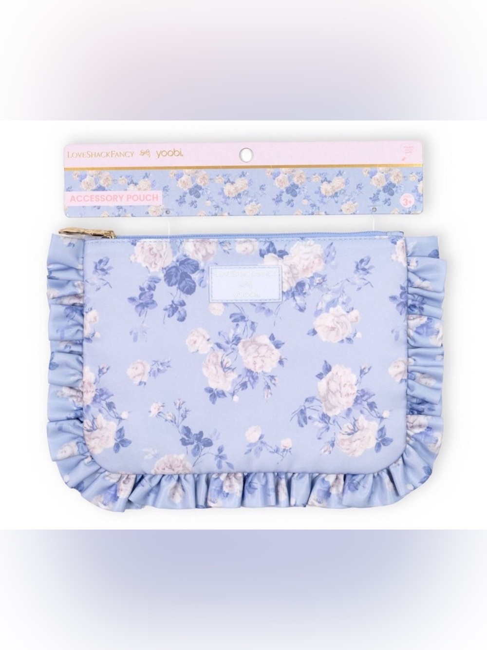LoveShackFancy x Target Everblooming Rosettes Ruffle Accessory Pouch